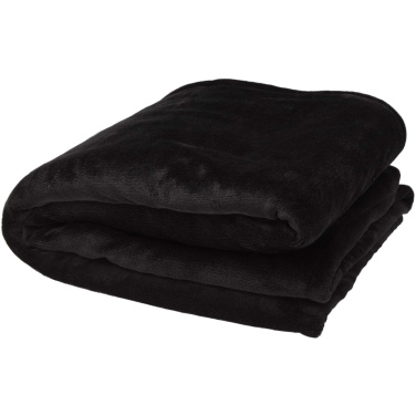 Logo trade promotional products image of: Ashen GRS recycled sherpa blanket