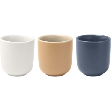 Logotrade promotional item image of: Male 90 ml ceramic espresso cups - set of 2