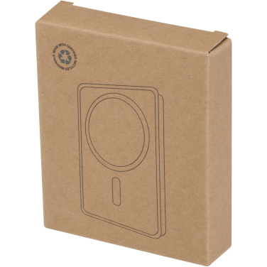 Logotrade advertising product image of: Acrab 10.000 mAh 15W magnetic wireless power bank with 20W PD - made from recycled plastic