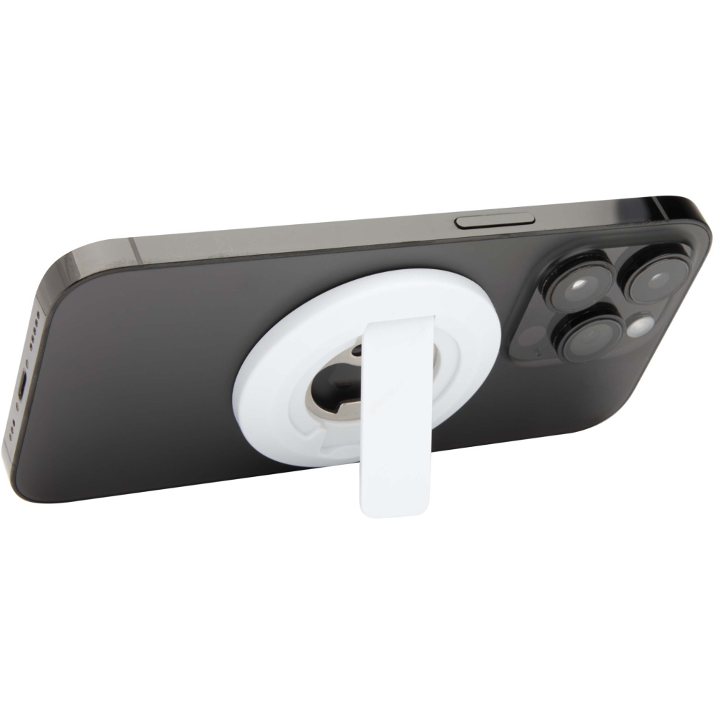 Logotrade promotional gift picture of: Ain recycled plastic magnetic phone stand with bottle opener