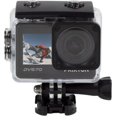 Logotrade promotional merchandise image of: Prixton DV670 4K dual screen action camera