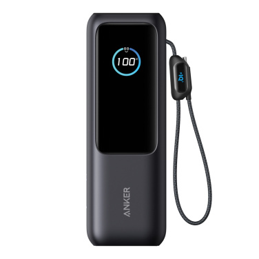 Logo trade promotional item photo of: Anker Power Bank 25.000 mah 165W, Built-in retractable cable