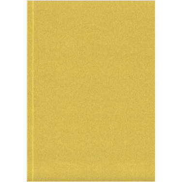 Logo trade promotional merchandise photo of: Novella Austen A5 metallic soft cover notebook - 100 sheets
