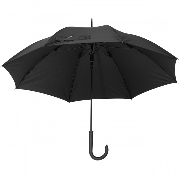 Logo trade advertising products picture of: Automatic storm umbrella RPET ATHENS