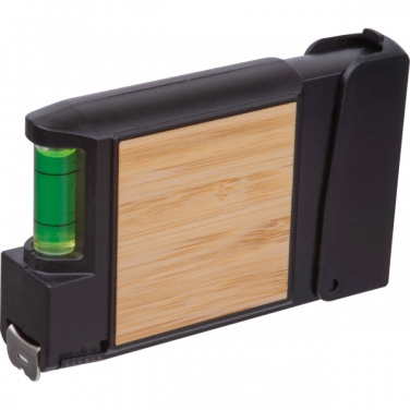 Logo trade corporate gifts image of: 3-Meter Tape Measure with Level HALIFAX