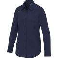 Carnelian poplin women's shirt, Navy Blue