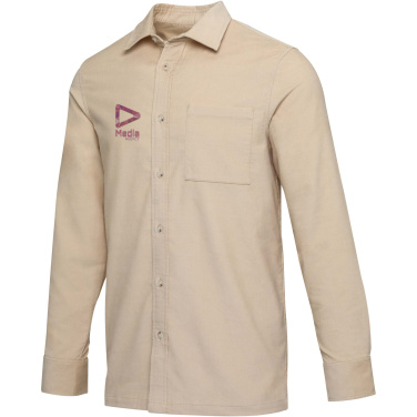 Logo trade corporate gift photo of: Alum corduroy unisex shirt