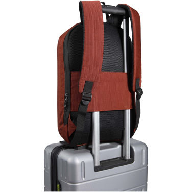 Logo trade advertising product photo of: Luma 15" GRS recycled anti-theft laptop backpack 10L