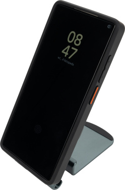 Logo trade promotional gifts image of: Phone holder with wireless charger