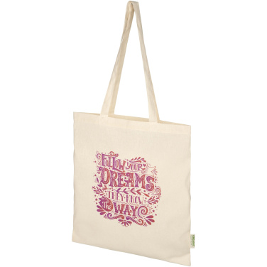 Logo trade promotional items picture of: Odisha 100 g/m² OCS organic tote bag 7L