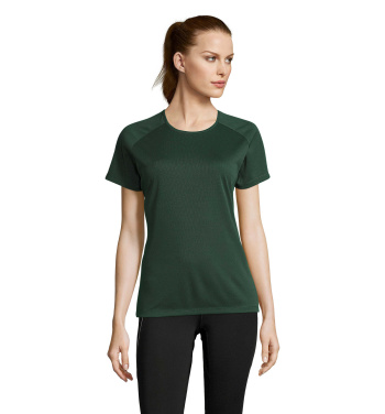 Logo trade corporate gifts picture of: SPORTY WOMEN T-SHIRT POLYES