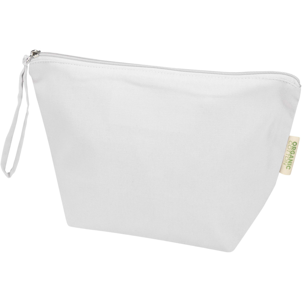 Logo trade corporate gifts image of: Odisha 180 g/m² OCS organic large accessory pouch 3L
