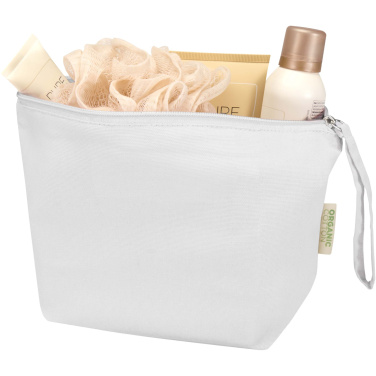 Logotrade promotional item image of: Odisha 180 g/m² OCS organic large accessory pouch 3L