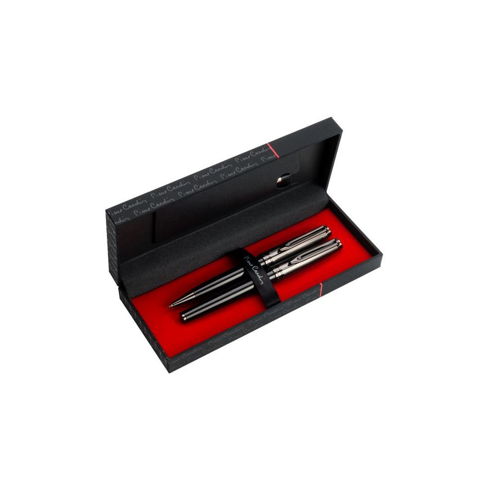 Logo trade advertising products picture of: Writing set with ballpoint pen and fountain pen ODETTE Pierre Cardin
