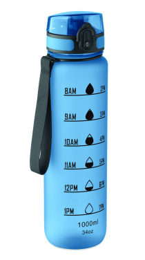 Logo trade promotional items image of: Sports water bottle RPET 1L