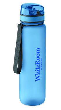 Logo trade advertising products image of: Sports water bottle RPET 1L