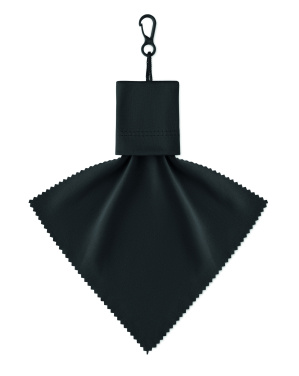 Logo trade business gifts image of: RPET cleaning cloth