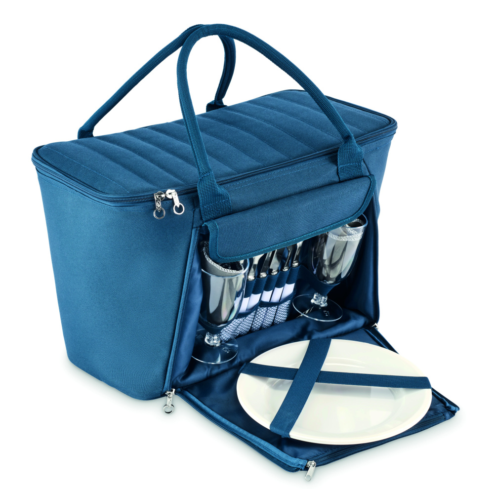 Logo trade promotional giveaways image of: RPET picnic cooler bag