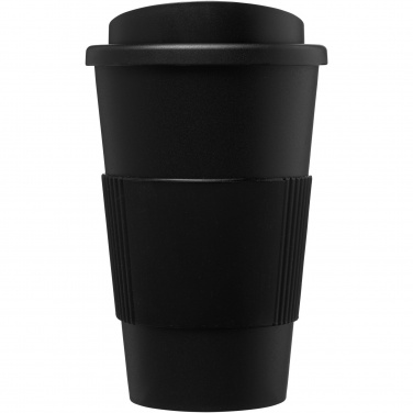 Logo trade ärikingid foto: Americano® 350 ml silikoonist võruga kohvitops