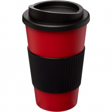 Logotrade reklaamtoote foto: Americano® 350 ml silikoonist võruga kohvitops