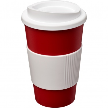 Logo trade reklaamkingituse pilt: Americano® 350 ml silikoonist võruga kohvitops