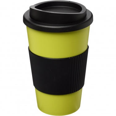 Logotrade ärikingid pilt: Americano® 350 ml silikoonist võruga kohvitops