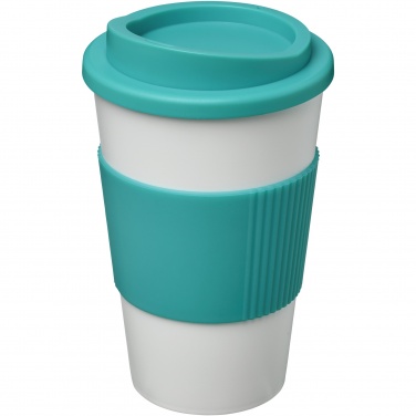 Logotrade ärikingituse foto: Americano® 350 ml silikoonist võruga kohvitops