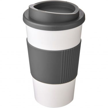 Logo trade reklaamkingi pilt: Americano® 350 ml silikoonist võruga kohvitops