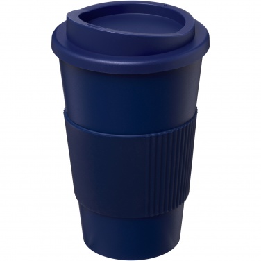 Logo trade ärikingituse pilt: Americano® 350 ml silikoonist võruga kohvitops