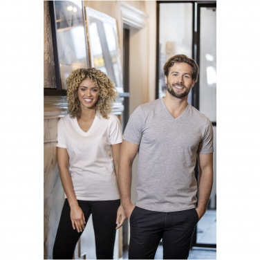 Logo trade ärikingitused foto: Somoto lühikeste varrukatega naiste V-kaelusega T-särk 