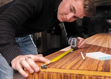 Logo trade reklaamkingituse pilt: Karabiiniga mõõdulint