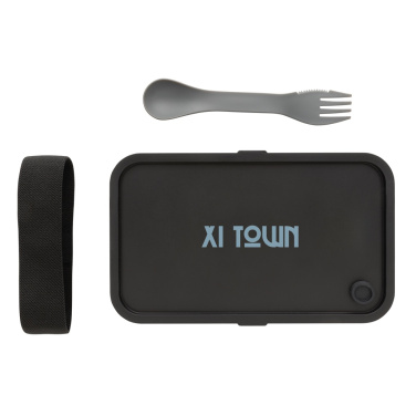 Logo trade reklaamkingi pilt: GRS taaskasutatud PP lõunakarp sporkiga