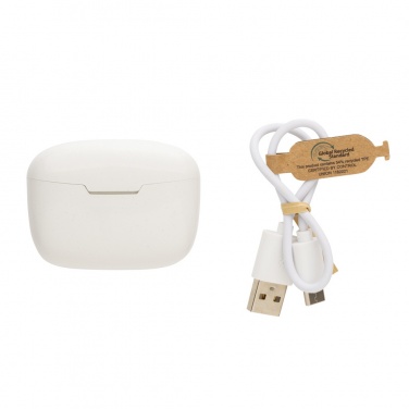 Logo trade meened foto: RCS taaskasutatud plastist Liberty Pro juhtmevabad kõrvaklapid