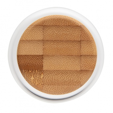 Logotrade firmakingi foto: Impact boorsilikaatklaasist pudel bambusest kaanega