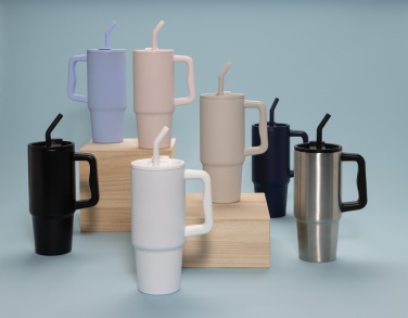 Logo trade reklaamkingituse pilt: Embrace deluxe roostevabast terasest termoskruus, 900 ml