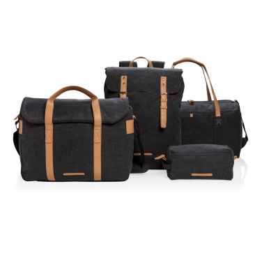 Logo trade firmakingi pilt: Lõuendist tualett-tarvete kott PVC-vaba