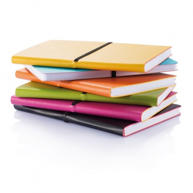 Logo trade meene pilt: Pehme kaanega luksuslik A5 märkmik