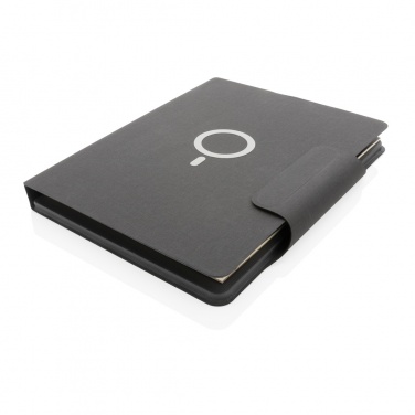 Logo trade reklaamtoote pilt: Artic Magnetic 10W juhtmevaba laadimisega A4 portfell