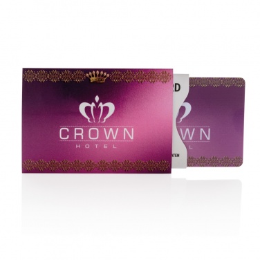 Logotrade reklaamkingitused pilt: Koorimisvastane RFID-kaitsekaart koos aktiivse segamiskiibiga