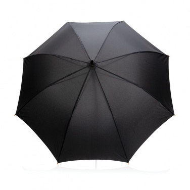 Logotrade meened pilt: 23" Impact AWARE™ RPET 190T automaatselt avatav bambusest vihmavari
