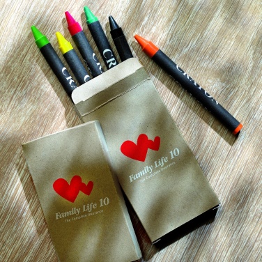 Logotrade reklaamkingitused pilt: Karbis 6 vahapliiatsit kriidid