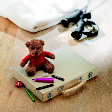 Logotrade reklaamkingitused pilt: Kunstniku komplekt puidust karbis