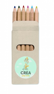 Logotrade reklaamtooted pilt: Karbis 6 värvilist pliiatsit