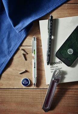 Logotrade reklaamkingituse foto: Vesiloodi-Multitool pastapliiats joonlauaga