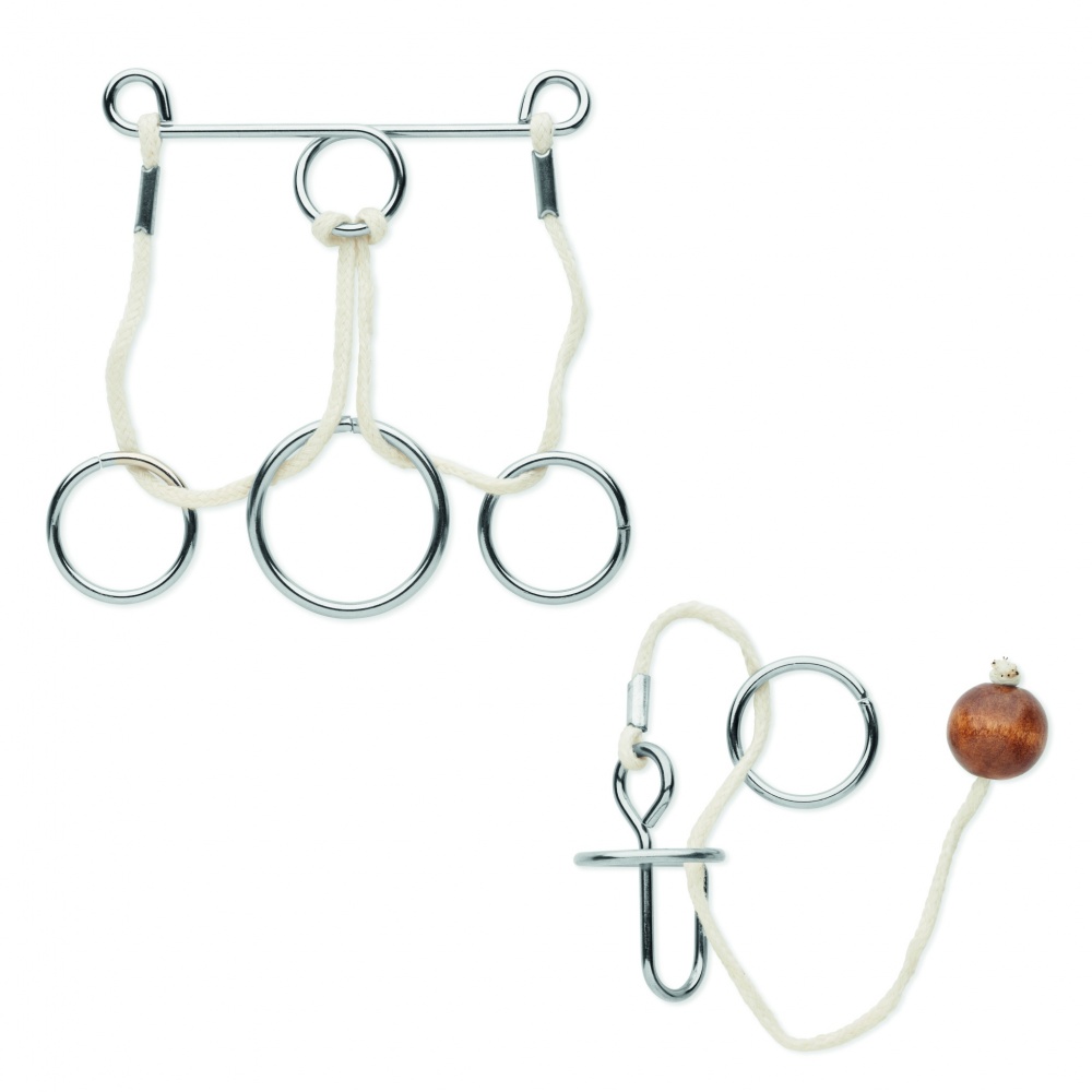 Logo trade firmakingituse pilt: Komplektis 2 metallist ajumängu