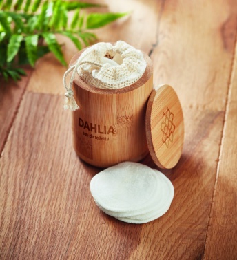 Logotrade firmakingi foto: Bambuskiust puhastuspadja komplekt