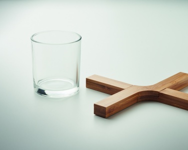 Logotrade firmakingi foto: Bambusest kokkupandav pottide alus