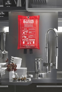 Logotrade firmakingi foto: Tulekustutustekk kotis 100x95cm