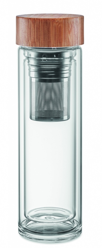 Logotrade firmakingi foto: Kaheseinaline klaaspudel 400ml München