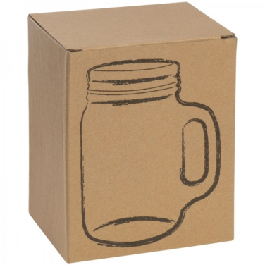 Logo trade ärikingituse pilt: Käepideme ja kaanega joogiklaas TREVISO 450 ml